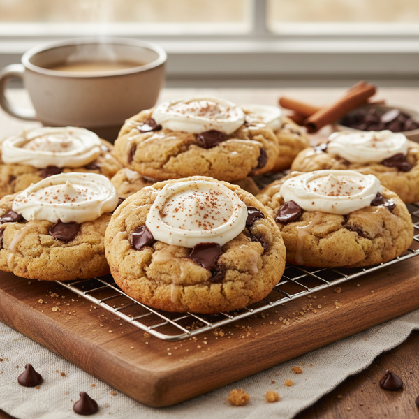Decadent Cinnamon Roll Chocolate Chip Cookies recipe