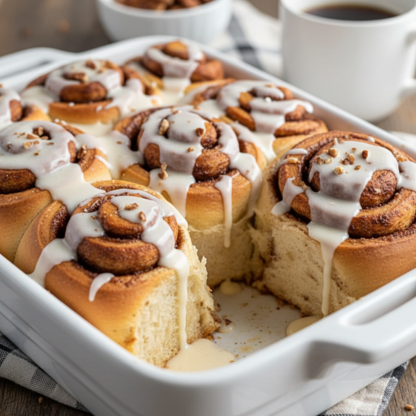Decadent Cinnamon Rolls with Creamy Glaze recipe