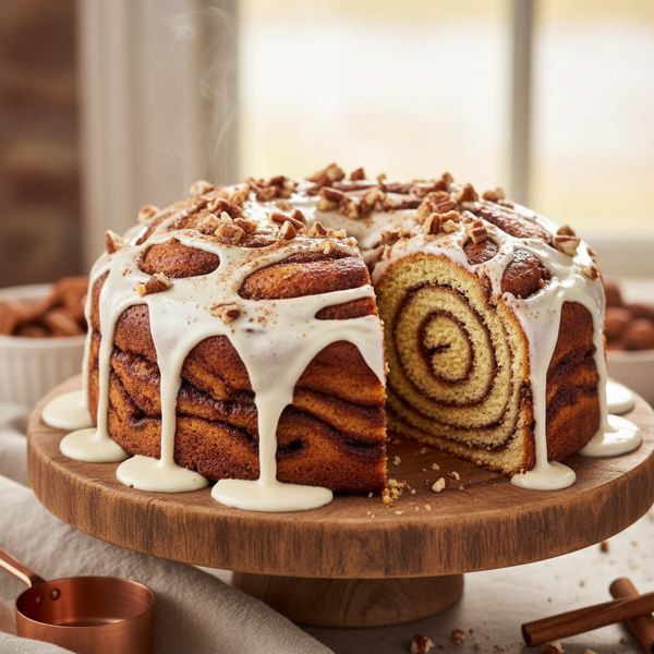 Decadent Cinnamon Swirl Cake recipe