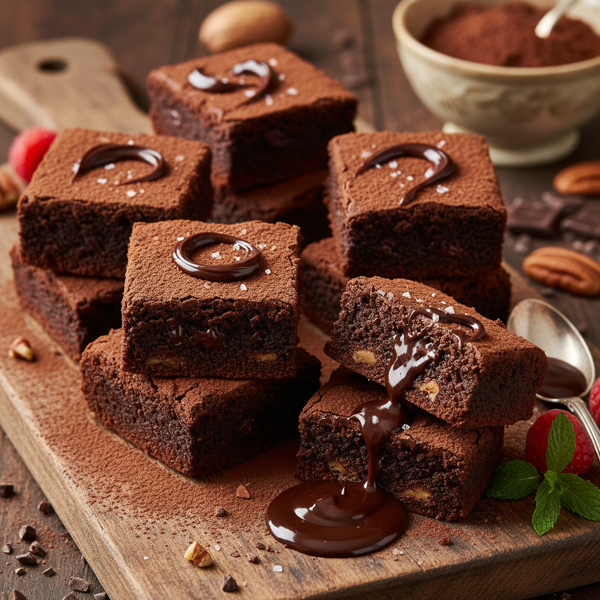 Decadent Cocoa Bliss Brownies recipe