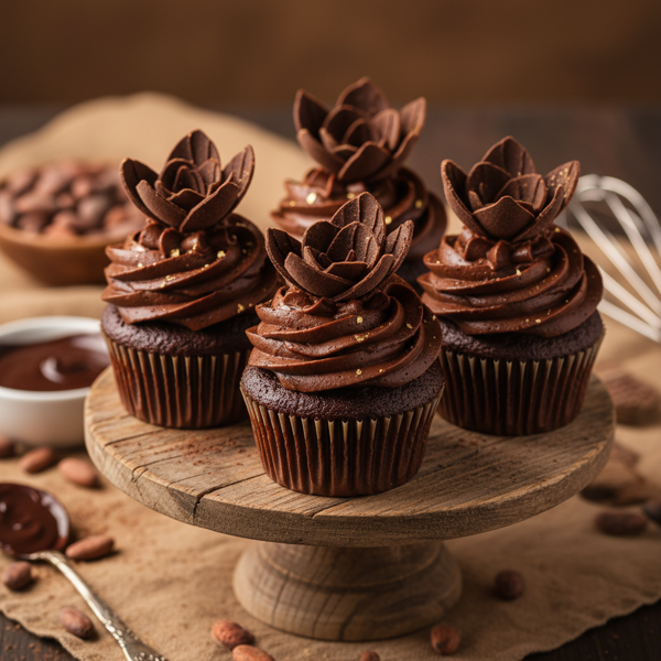 Decadent Cocoa Blossom Cupcakes recipe