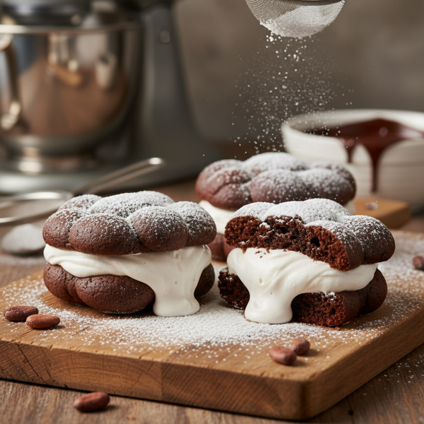 Decadent Cocoa Whoopie Pies recipe