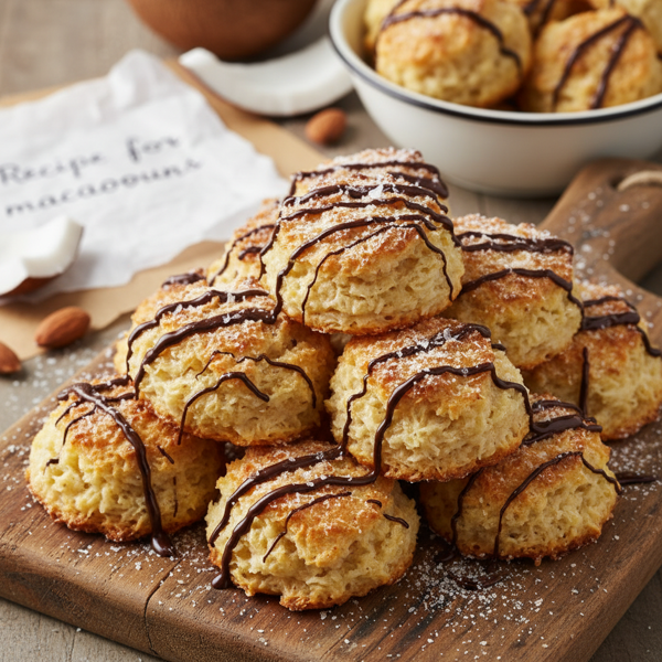 Decadent Coconut Chewy Macaroons recipe