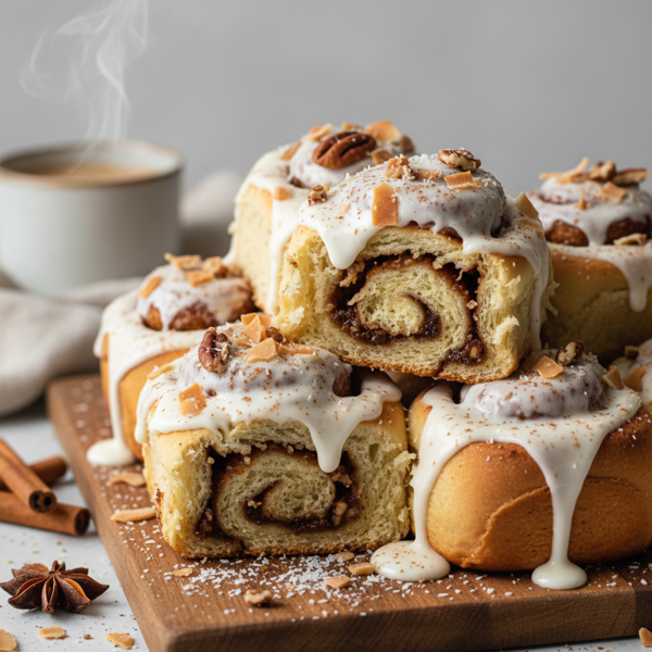 Decadent Coconut Cinnamon Rolls recipe