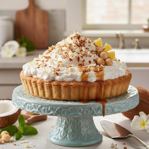 Decadent Coconut Cream Delight Pie recipe