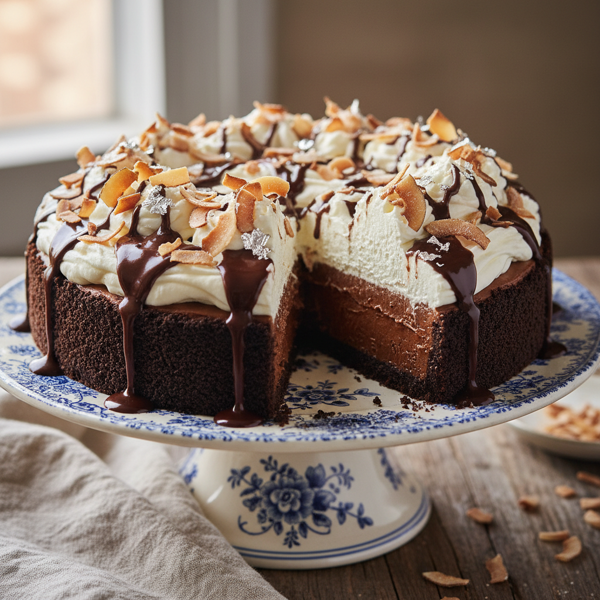 Decadent Coconut Fudge Dream Pie recipe