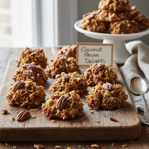 Decadent Coconut Pecan Delights recipe