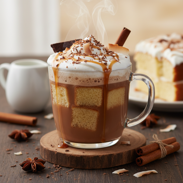 Decadent Coconut Tres Leches Hot Chocolate recipe