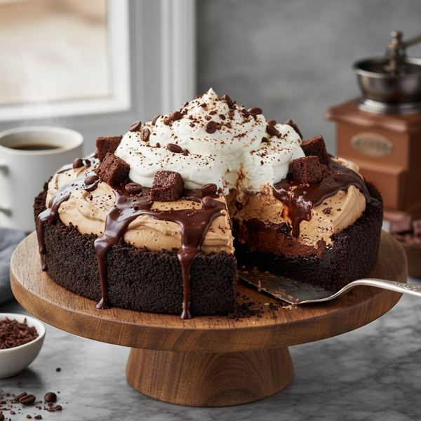 Decadent Coffee Chocolate Ice Cream Pie recipe