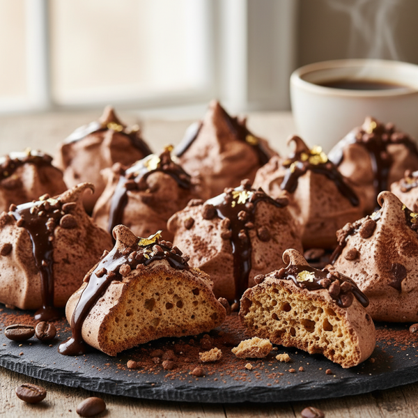 Decadent Coffee Chocolate Meringue Bites recipe