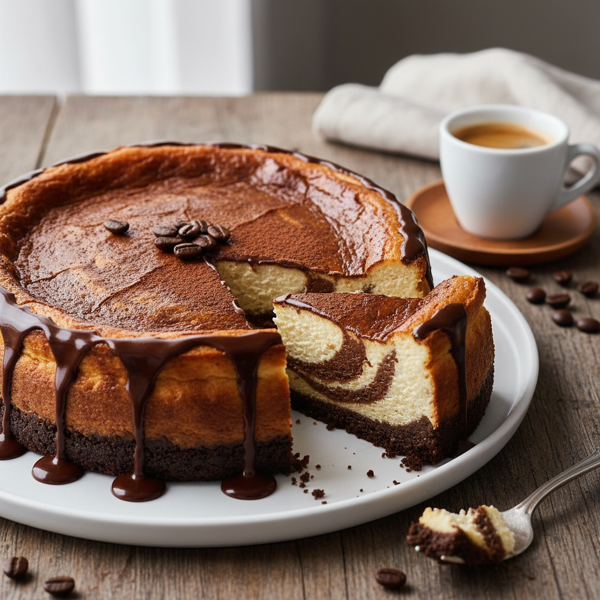 Decadent Coffee Infused Cheesecake recipe