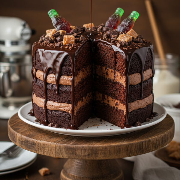 Decadent Cola Chocolate Cake recipe