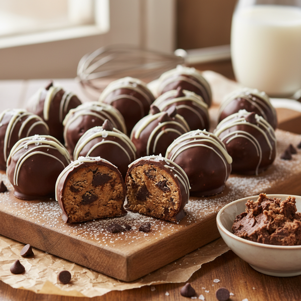 Decadent Cookie Dough Truffles recipe
