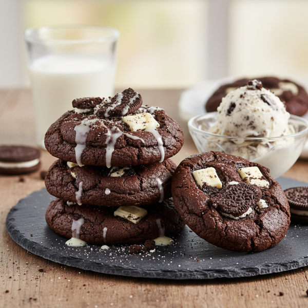 Decadent Cookies & Cream Delight Cookies recipe