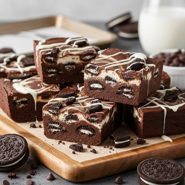 Decadent Cookies & Cream Fudge Delight recipe