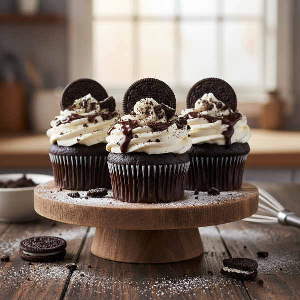 Decadent Cookies 'n' Cream Dream Cupcakes recipe