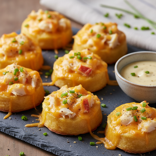 Decadent Crab & Cheddar Bites recipe