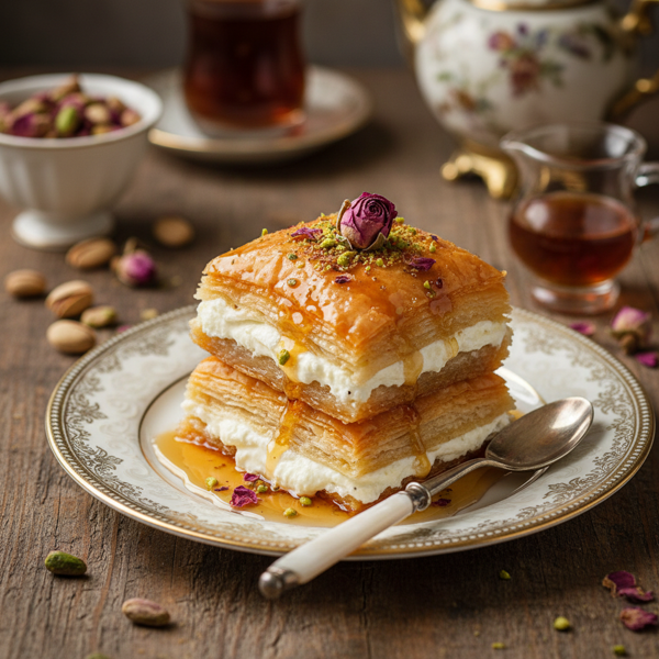 Decadent Cream-Filled Baklava Delight recipe