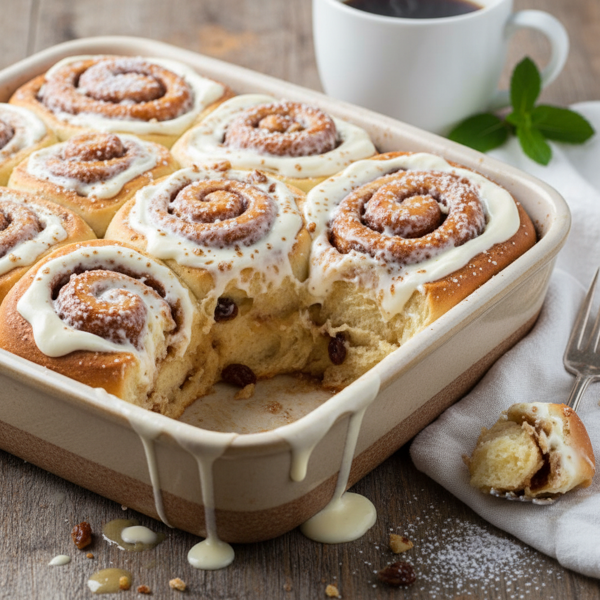 Decadent Cream Cheese Cinnamon Roll Bake recipe