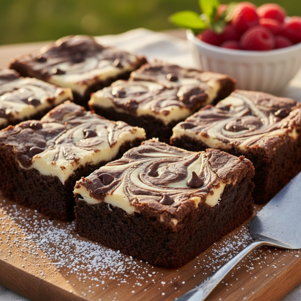 Decadent Cream Cheese Marble Brownies recipe