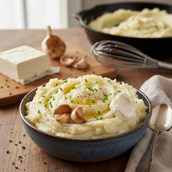 Decadent Cream Cheese Mashed Potatoes recipe