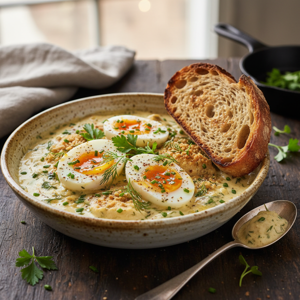 Decadent Creamed Egg Delight recipe