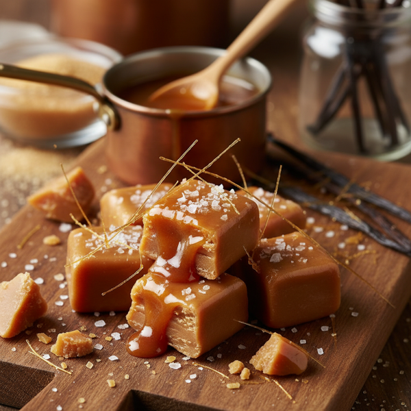 Decadent Creamy Caramels recipe