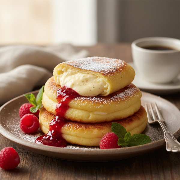 Decadent Creamy Cheese Blintzes recipe