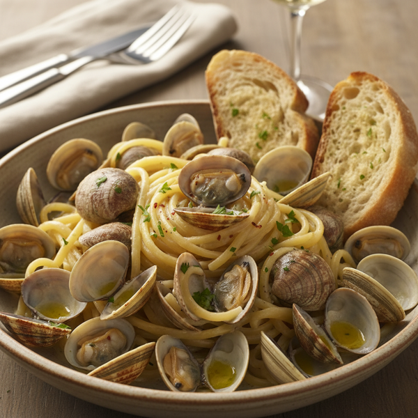 Decadent Creamy Clam Pasta recipe