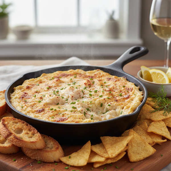 Decadent Creamy Crab Dip recipe