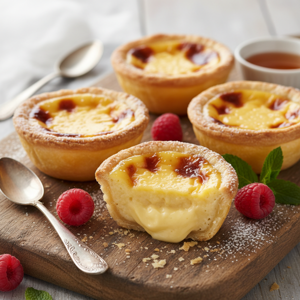 Decadent Creamy Egg Custard Tarts recipe