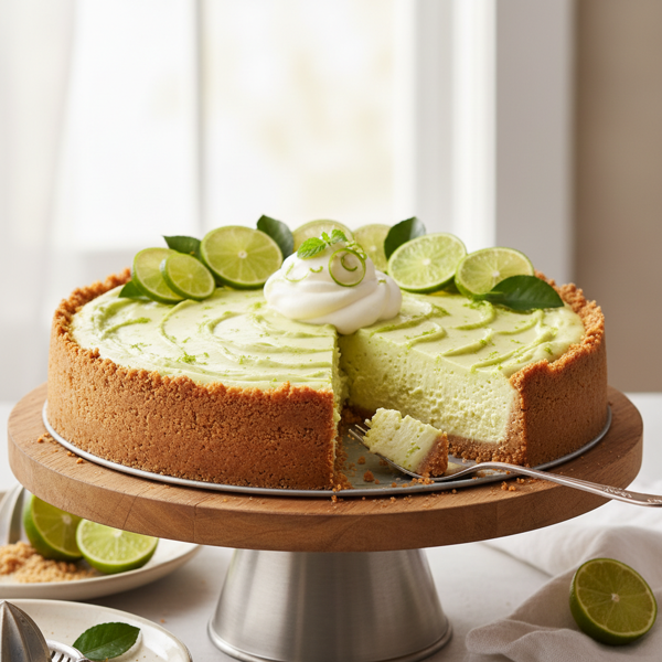 Decadent Creamy Key Lime Cheesecake recipe
