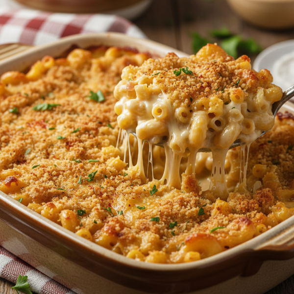 Decadent Creamy Mac & Cheese Bake recipe