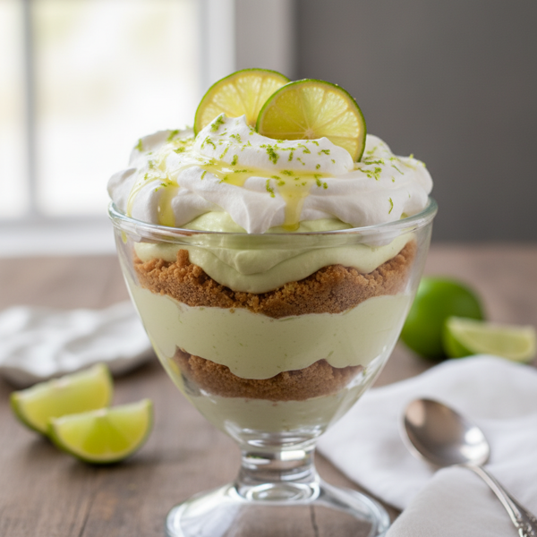 Decadent Creamy No-Bake Key Lime Delight recipe