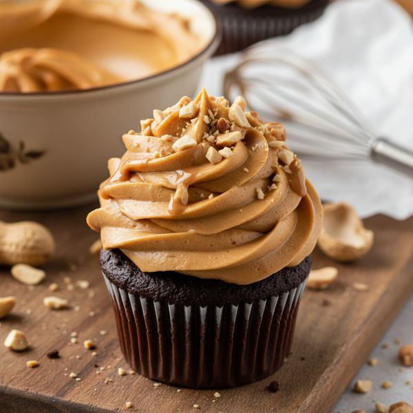 Decadent Creamy Peanut Butter Frosting recipe