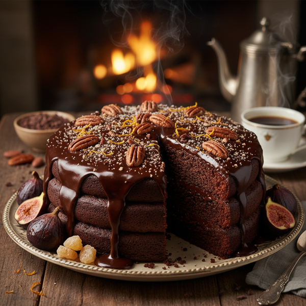 Decadent Creole Chocolate Cake recipe