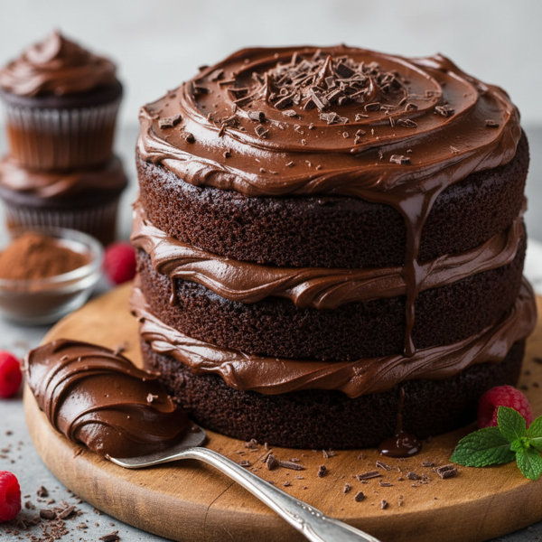Decadent Dark Chocolate Cream Cheese Frosting recipe