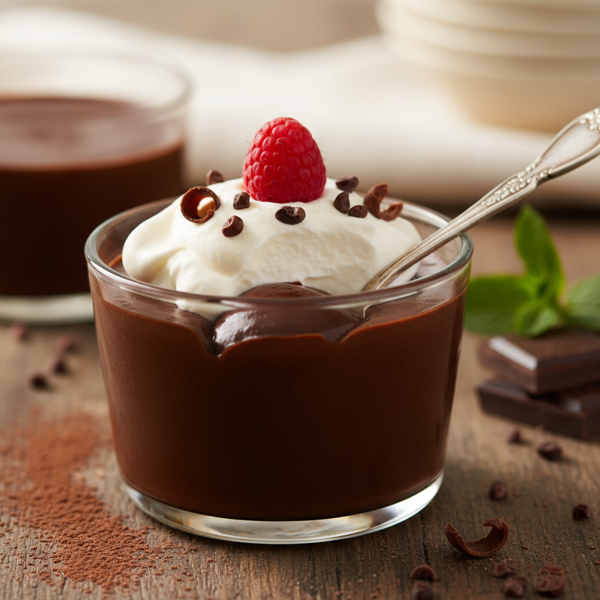 Decadent Dark Chocolate Pudding recipe