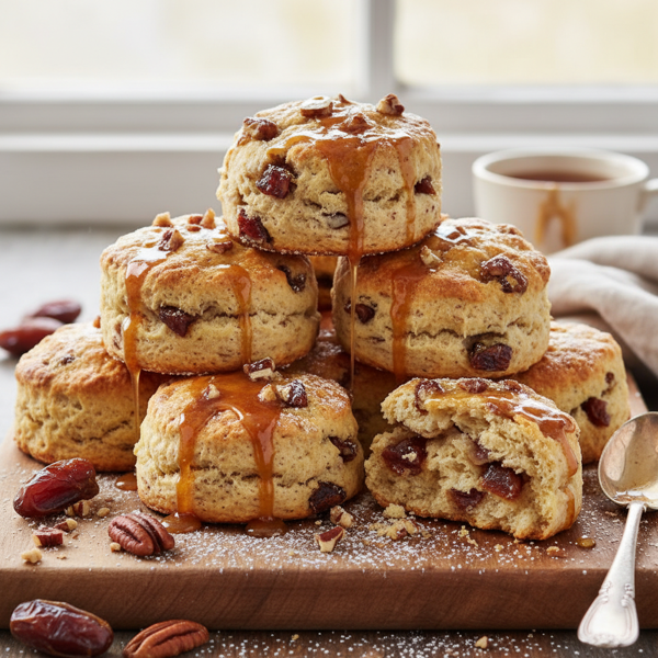 Decadent Date and Pecan Scones recipe
