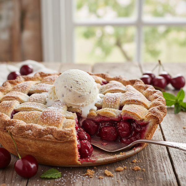 Decadent Deep Dish Cherry Delight recipe