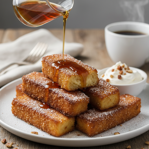 Decadent Deep Fried Cinnamon French Toast recipe
