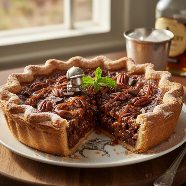 Decadent Derby Chocolate-Pecan Pie recipe
