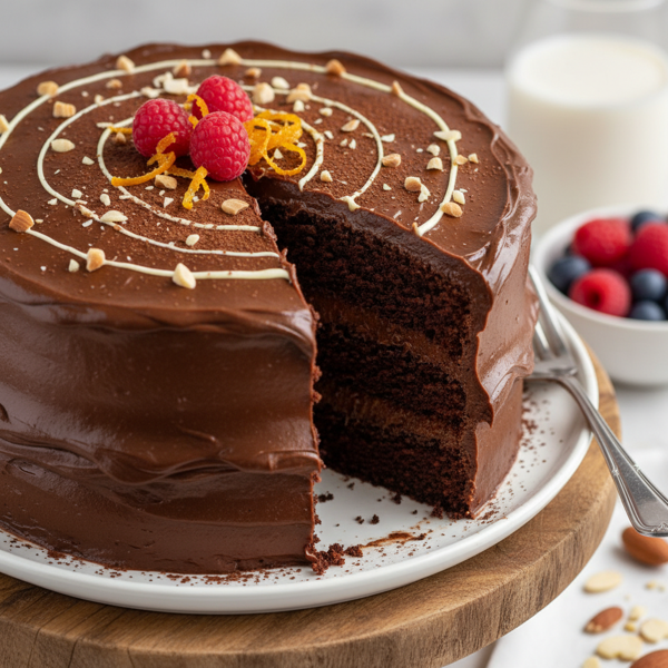 Decadent Diabetic Chocolate Cake Topping recipe
