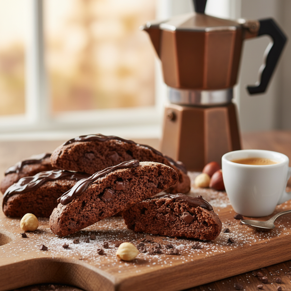 Decadent Double Chocolate Biscotti recipe