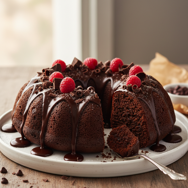Decadent Double Chocolate Bundt Cake recipe