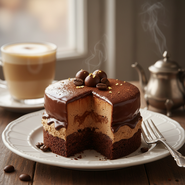 Decadent Double Layer Chocolate Mocha Delight recipe