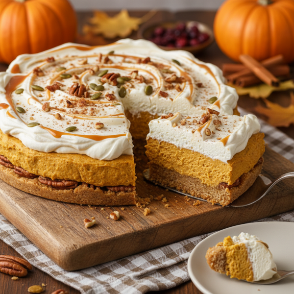 Decadent Double Layer Pumpkin Delight recipe