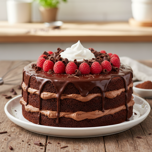 Decadent Egg-Free Chocolate Cake recipe