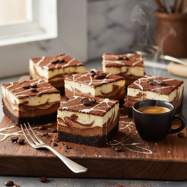 Decadent Espresso Cheesecake Delight Bars recipe