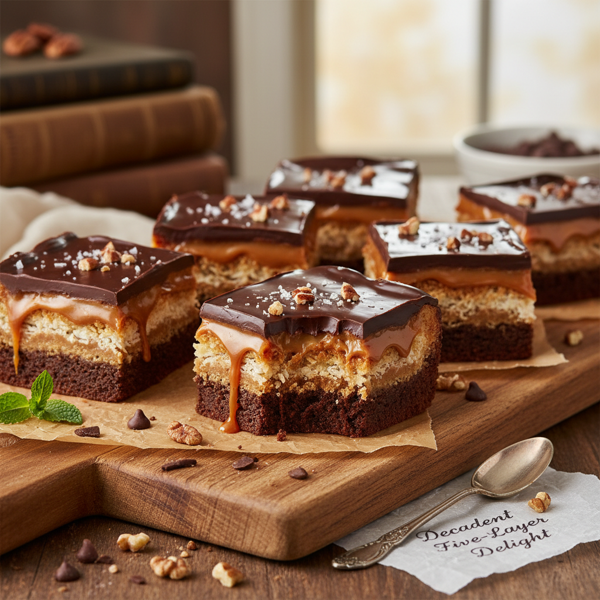 Decadent Five-Layer Delight Bars recipe